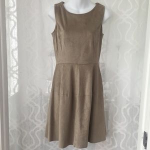 La Fee Maraboutee Brown Suede Dress